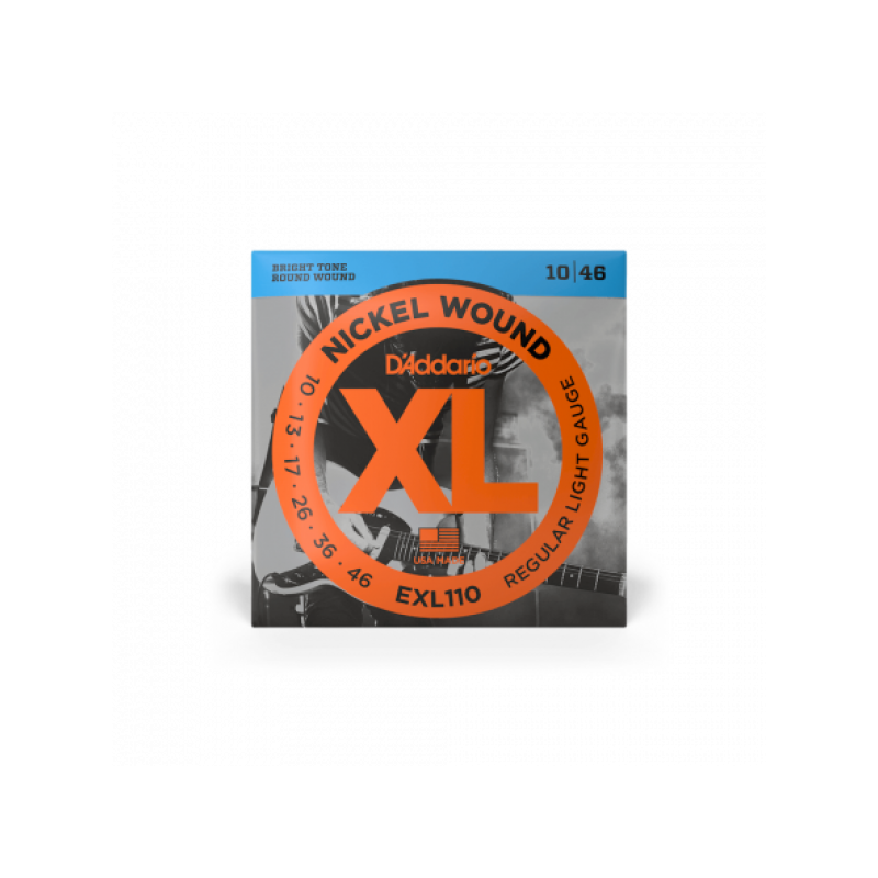 Набір струн D'ADDARIO EXL110 XL NICKEL WOUND REGULAR LIGHT (10-46)